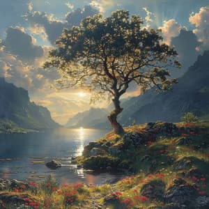 Susurros Encantados De Serenidad: Música Ambiental - Música Tranquila para Cafe