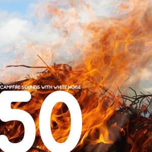 50 Campfire Sounds with White Noise, Loopable - Fireplace Studio