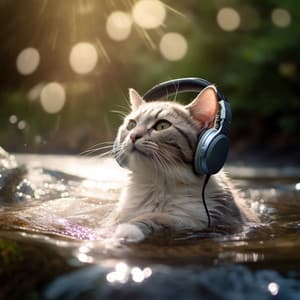 Cats Streamside: Quiet Water Symphony - Spiritual Medicine