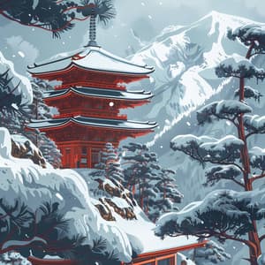 Temple in the Snow: Tibetan Sound Healing Music and Winter Nature Sounds for the Soul - Meditation Music Zone