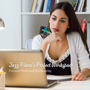 Jazz Piano's Perfect Workspace: Focused Work and Productivity - Coffee Shop BGM Relax