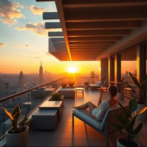 Golden Hour Grooves, Sunset Vibes for Chill Evening - Meditation Music