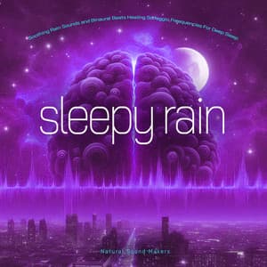Sleepy Rain - Soothing Rain Sounds and Soft Piano Music For Deep Sleep - Natural Sound Makers