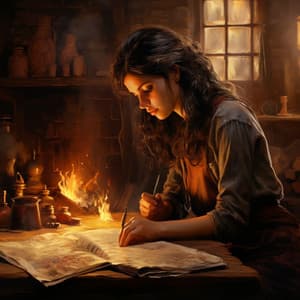 Study by the Fire's Side: Gentle Focus - Asmr