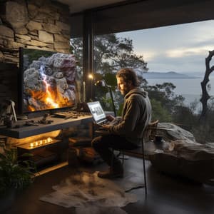 Armonía Musical De Las Brasas: La Serenidad Del Fuego - Energía en órbita