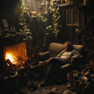 Melodías De Llamas Tranquilas: Música Junto Al Fuego Para Dormir - Música para cenar bien