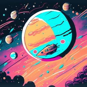 Starlight Whispers: Galactic Exploration - Cosmic Space Traveler