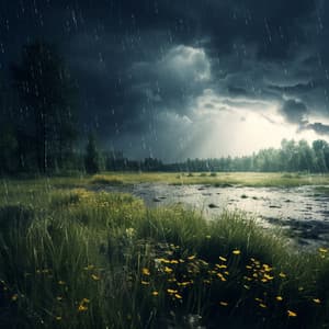 Rainy Tranquility: Outdoor Chill Musical Vibes - Gentle Rain Makers