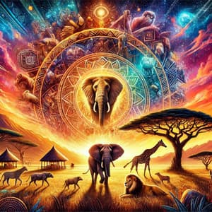 The Spirit of Africa: Soothing Desert Music for Body & Soul - Tribal Drums Ambient