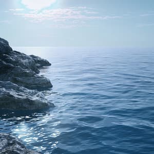 Binaural Ocean for Deep Study Focus - Dark Focus