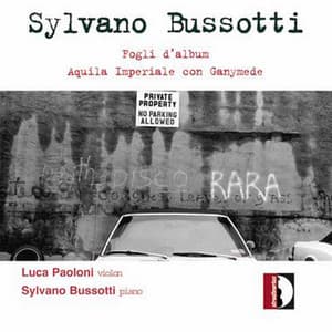 Bussotti: Fogli d'album, Aquila Imperiale con Ganymede - Sylvano Bussotti