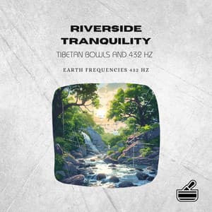 Riverside Tranquility: Tibetan Bowls and 432 Hz - Earth Frequencies 432 Hz