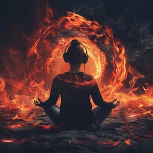 Flame's Meditation: Serene Fire Sounds - Meditation and Relaxation