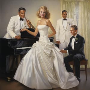 Siluetas en Saxofón - Instrumental Jazz Música Ambiental