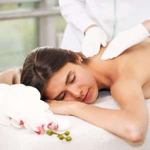 White Noise Therapy: A Calming Nature Soundscape with Crystal Singing Bowl for Blissful Massage - Soothing White Noise for Infant Sleeping and Massage