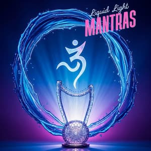 Liquid Light Mantras with Crystal Harp - Meditation Mantras Guru