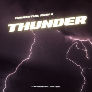 Torrential Rain & Thunder - Thunderstorm Sounds