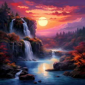 Music for Stress Relief: Cascading Waters' Serene Choir - Tight Chill Creator