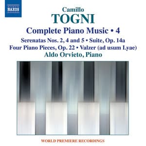 Togni: Complete Piano Music, Vol. 4 - Camillo Togni