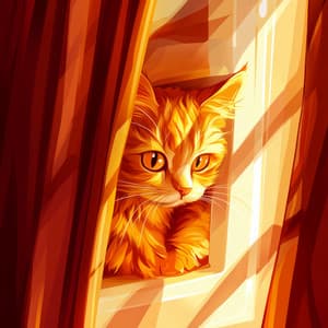 癒しのブラウンノイズ: 猫の憩いの場 - Cat Music Hour