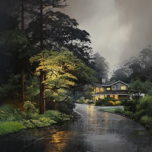 Nature's Relaxing Nocturnal Rainfall - Weather Experience