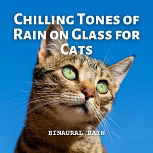 Binaural Rain: Chilling Tones of Rain on Glass for Cats - Sunday Chillout Songs