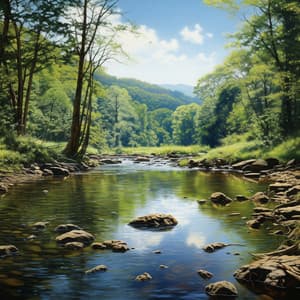 Flujo Tranquilo De Aprendizaje: Expedición Armónica Del Río - Grabaciones relajantes de la Naturaleza