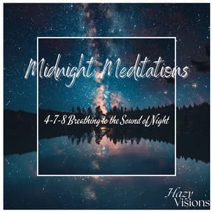 Midnight Meditations: 4-7-8 Breathing to the Sound of Night - Hazy Visions