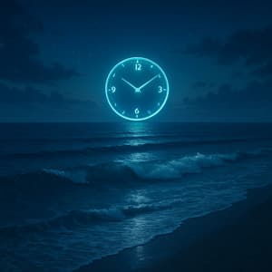 12AM Coastal: Nighttime Waves by the Shore - Coastal Sounds