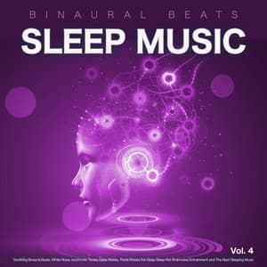 Binaural Beats Sleep Music: Soothing Binaural Beats, White Noise, Isochronic Tones, Delta Waves, Theta Waves For Deep Sleep Aid, Brainwave Entrainment and The Best Sleeping Music, Vol. 4 - Binaural Beats Deep Sleep