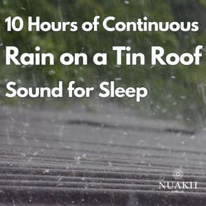 10 Hours of Rain on a Tin Roof for Sleeping, Continuous - Rain Sounds For Sleep