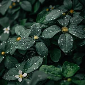 Resonancia De Gotas De Lluvia: Melodías Binaurales - Binaural late puro