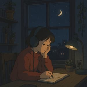 Cold Room Echoes - Lofi Factory Beats