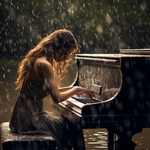 Meditación De Enfoque Lluvioso: Melodías Tranquilas De Piano - Piano clásico