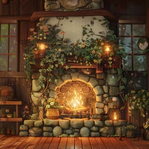 Sinfonía Del Fuego Para El Sueño: Calor Nocturno - Sueño profundo de onda delta