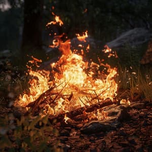 Fire's Embrace: Pure Warmth and Comfort Sounds - Mirror Box