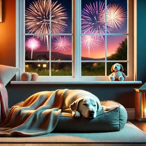 Calm from Fireworks: Relaxing Music for Dogs, Noise Desensitization - Hyperactive Dog Music