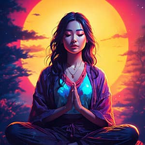 Mindful Lofi Sounds for Meditation - Binaural Healing