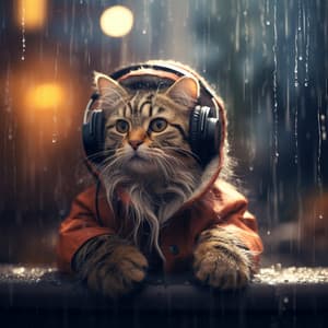 Rain Cats: Feline Purr of Drizzles - Rain and Chill
