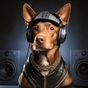 Chill Companions: Relaxing Hip Hop Rhythms for Pets - Binaural Mind Serenity Delta Theta Gamma Waves