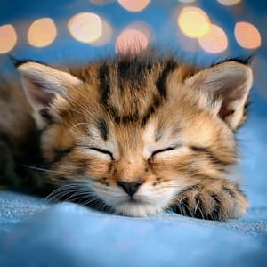 Sonidos Suaves Para Gatos En Noches De Relajación - Gato dormido