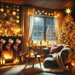 Cozy Jazz Christmas at Home: Peaceful Winter Nights - Instrumental Jazz Music Ambient