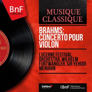 Brahms: Concerto pour violon - Johannes Brahms