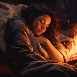Encendido Binaural Del Sueño: Armonía Junto Al Fuego - Ayuda para dormir Binaural Beats