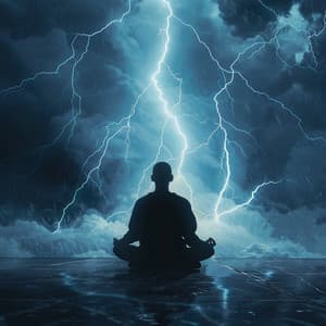 Binaural Meditation: Thunder's Peaceful Pulse - Indian Meditation