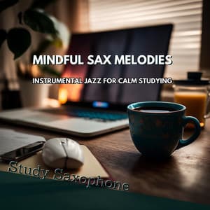 Mindful Sax Melodies: Instrumental Jazz for Calm Studying - Study Saxophone