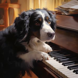Armonías Elevadas Para Perros : Conexión Tranquila De Piano - Fondo de jazz de piano con clase