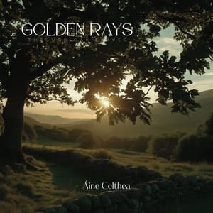 Golden Rays through Oak Leaves - Áine Celthea