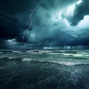 Binaural Thunder by the Seaside: ASMR Rain Ambiance - Delta Pure Waves