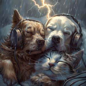 Pets and Thunder: Calming Melodies - Pets Total Relax